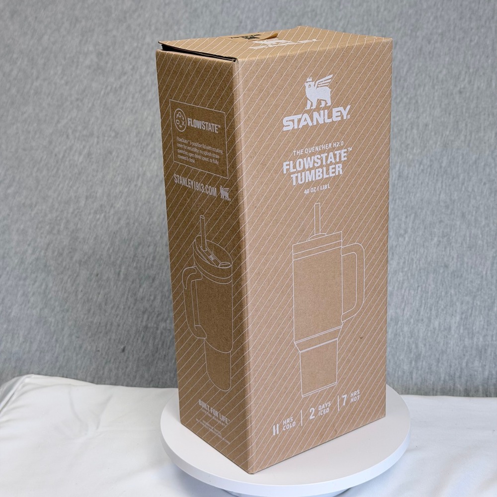 Stanley The Quencher H2.0 FlowState Tumbler 40oz Stainless Steel Blue NIB 954 - Picture 4 of 6